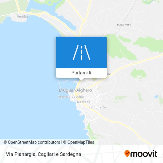 Mappa Via Planargia