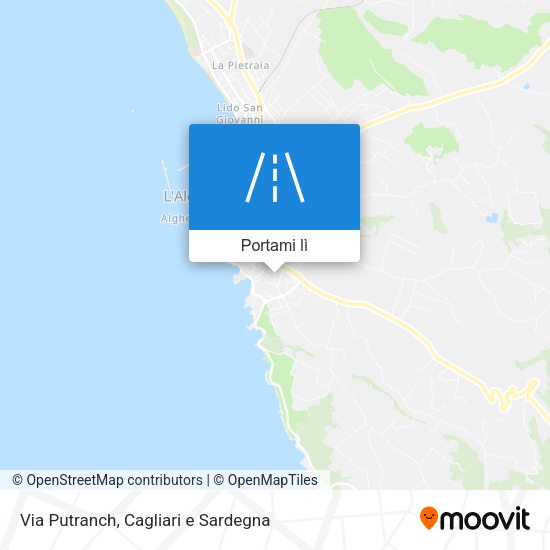 Mappa Via Putranch