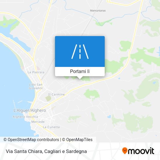 Mappa Via Santa Chiara