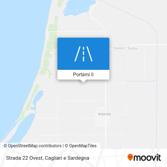 Mappa Strada 22 Ovest