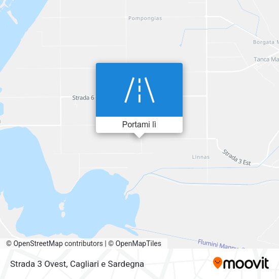 Mappa Strada 3 Ovest