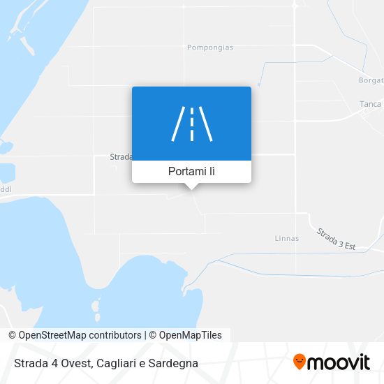 Mappa Strada 4 Ovest
