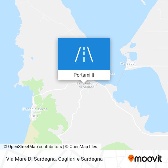 Mappa Via Mare Di Sardegna