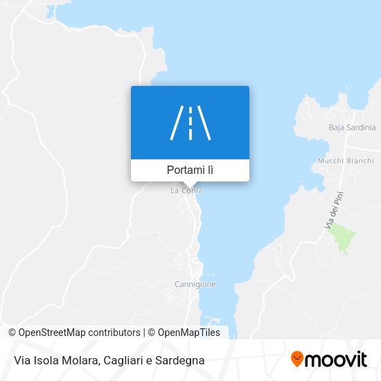 Mappa Via Isola Molara