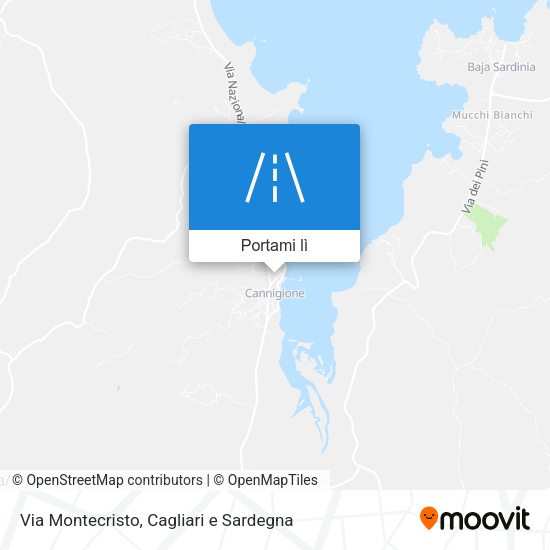 Mappa Via Montecristo