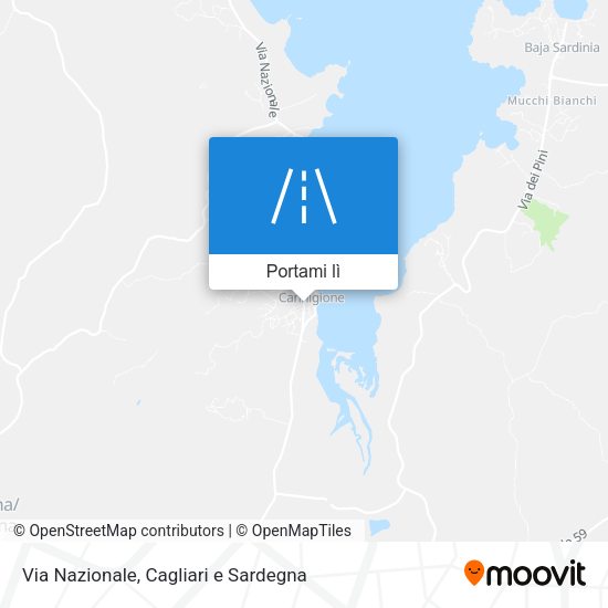 Mappa Via Nazionale
