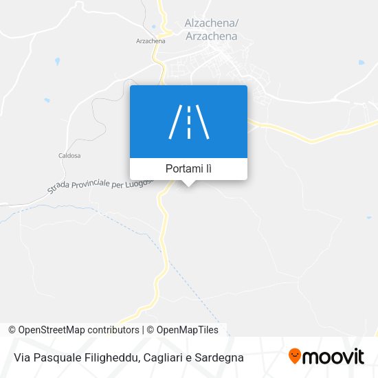 Mappa Via Pasquale Filigheddu