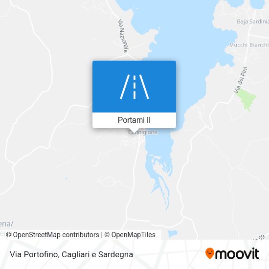 Mappa Via Portofino