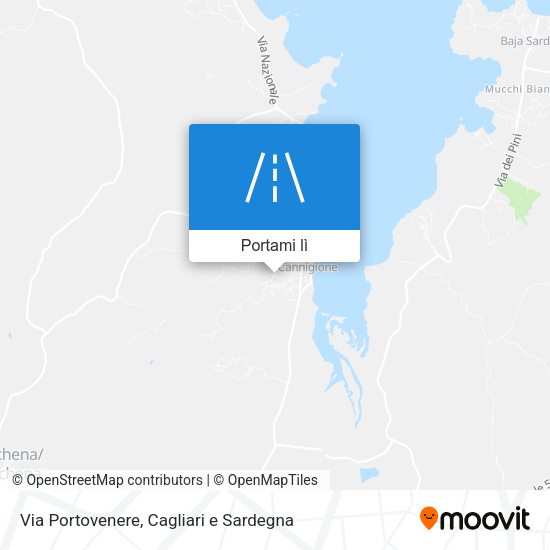 Mappa Via Portovenere