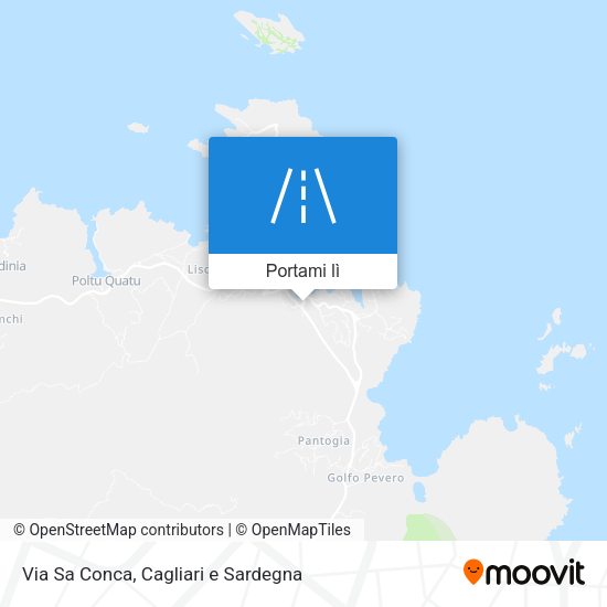 Mappa Via Sa Conca