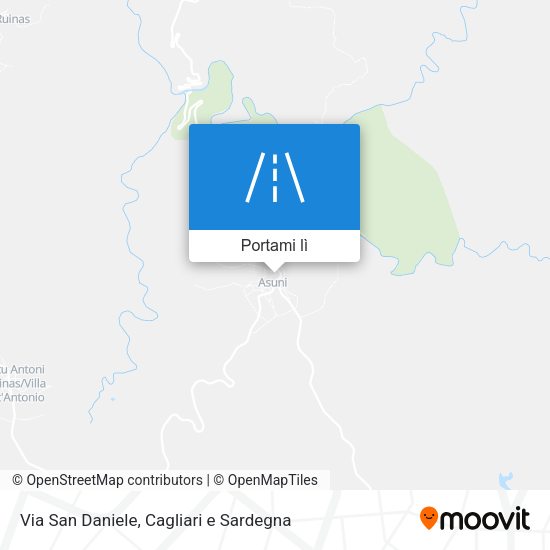 Mappa Via San Daniele