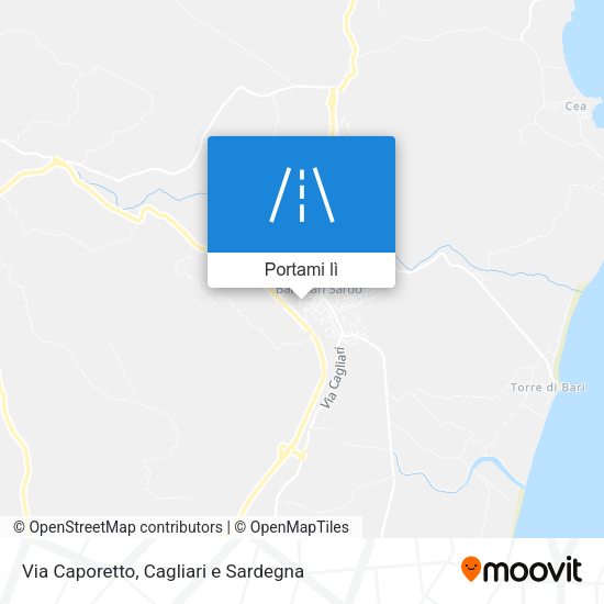 Mappa Via Caporetto