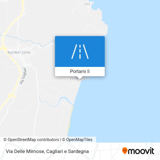 Mappa Via Delle Mimose