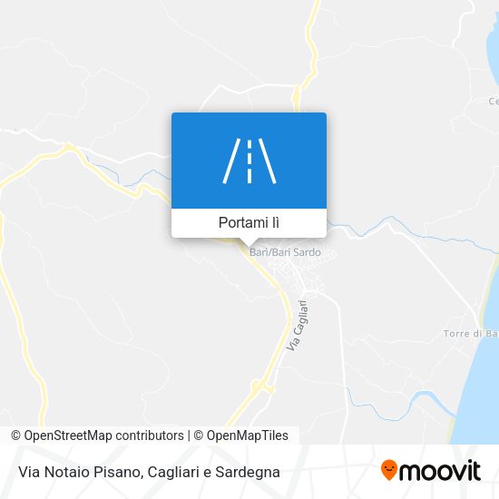 Mappa Via Notaio Pisano