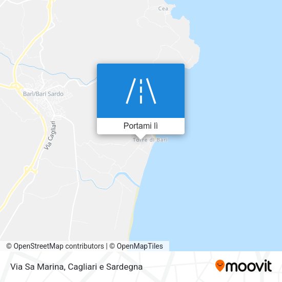 Mappa Via Sa Marina