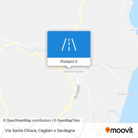 Mappa Via Santa Chiara