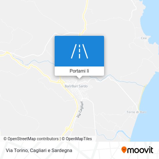 Mappa Via Torino