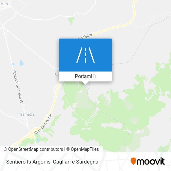 Mappa Sentiero Is Argonis