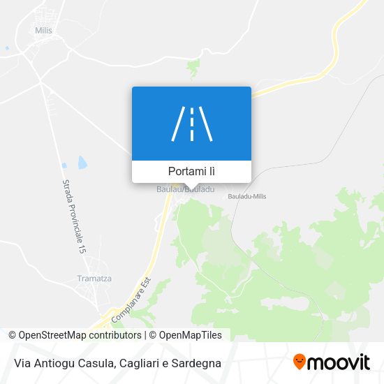 Mappa Via Antiogu Casula