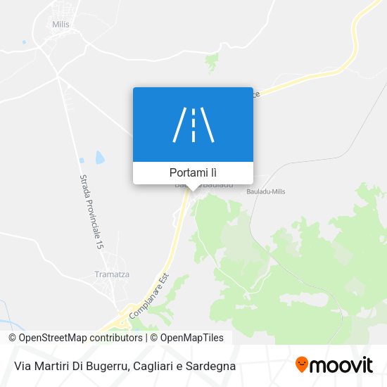 Mappa Via Martiri Di Bugerru