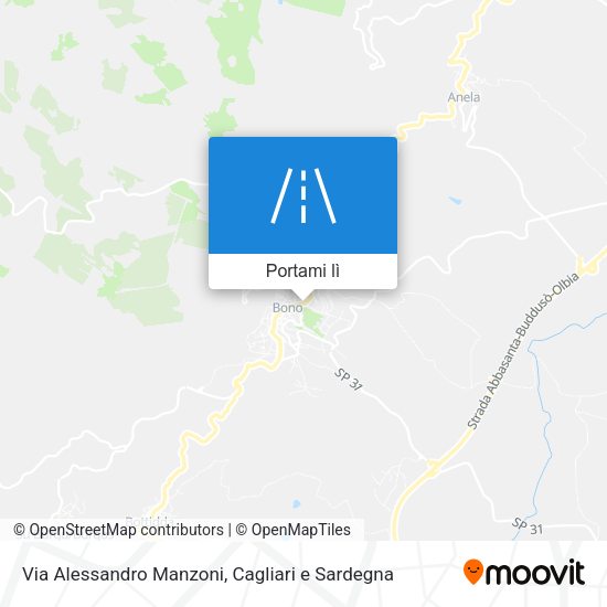 Mappa Via Alessandro Manzoni