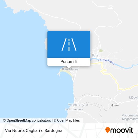 Mappa Via Nuoro