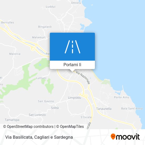 Mappa Via Basilicata