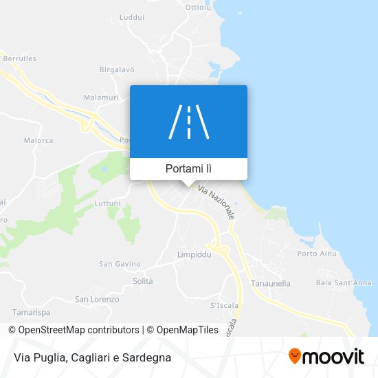 Mappa Via Puglia
