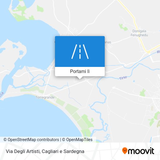 Mappa Via Degli Artisti