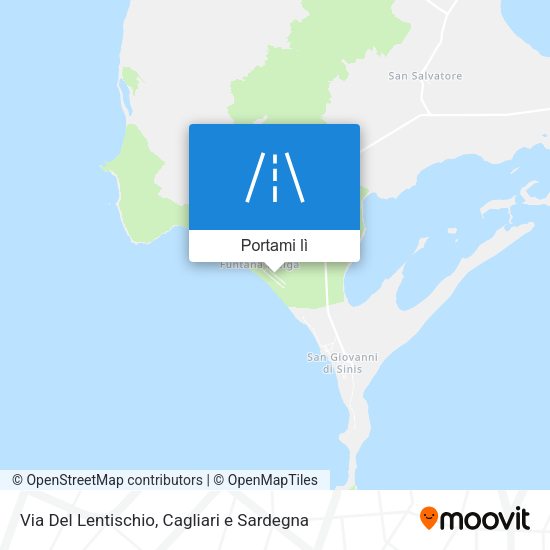 Mappa Via Del Lentischio