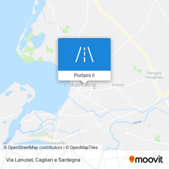 Mappa Via Lanusei