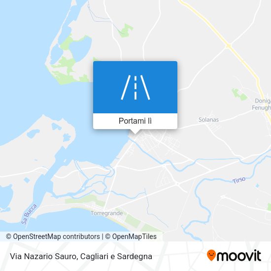 Mappa Via Nazario Sauro