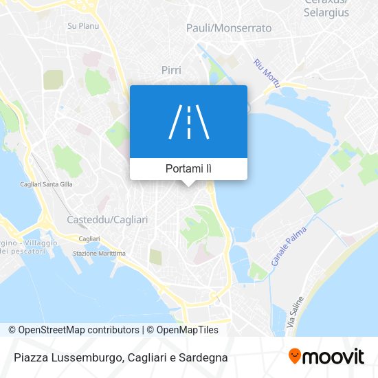 Mappa Piazza Lussemburgo
