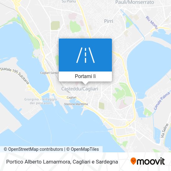Mappa Portico Alberto Lamarmora