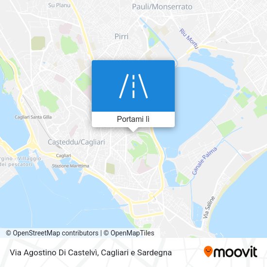 Mappa Via Agostino Di Castelvì
