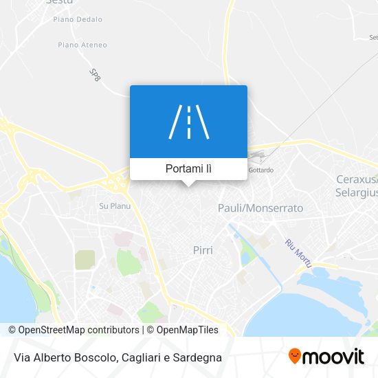 Mappa Via Alberto Boscolo