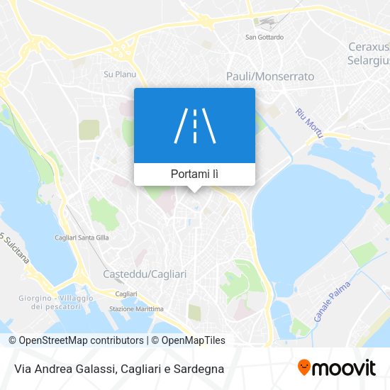 Mappa Via Andrea Galassi