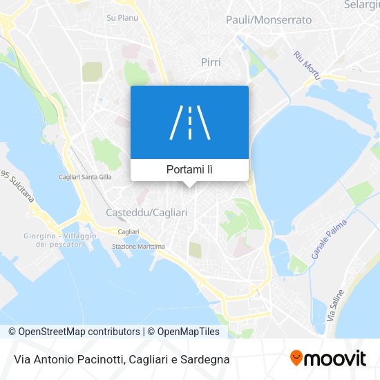 Mappa Via Antonio Pacinotti
