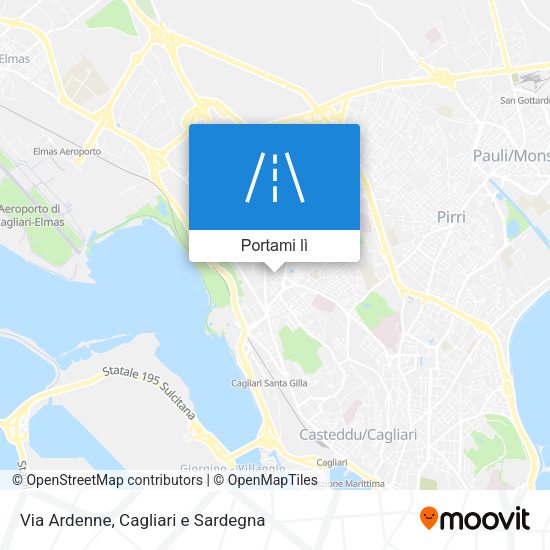 Mappa Via Ardenne