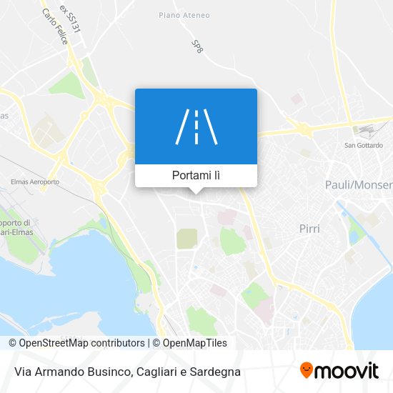 Mappa Via Armando Businco