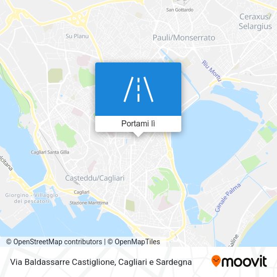 Mappa Via Baldassarre Castiglione