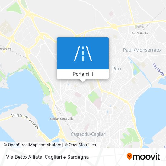 Mappa Via Betto Alliata