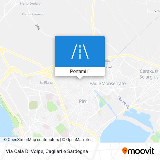 Mappa Via Cala Di Volpe