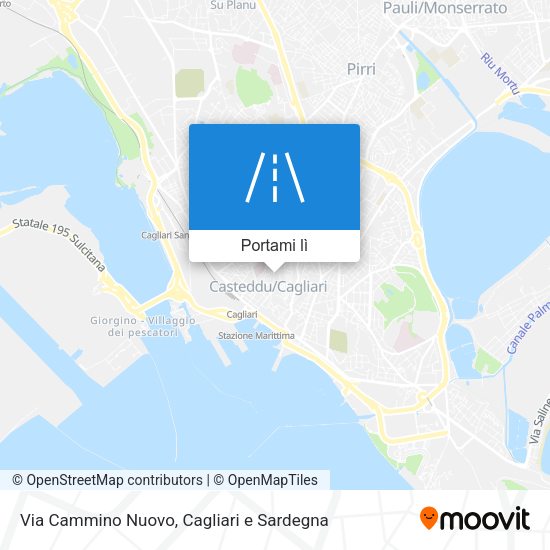 Mappa Via Cammino Nuovo