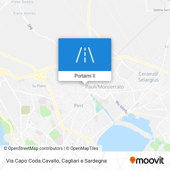 Mappa Via Capo Coda Cavallo