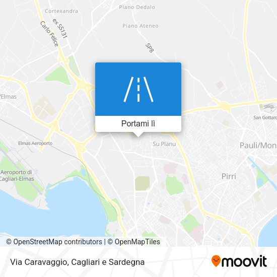 Mappa Via Caravaggio