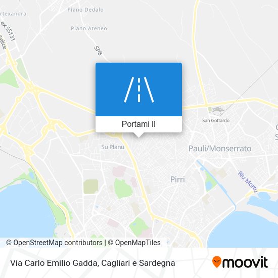 Mappa Via Carlo Emilio Gadda