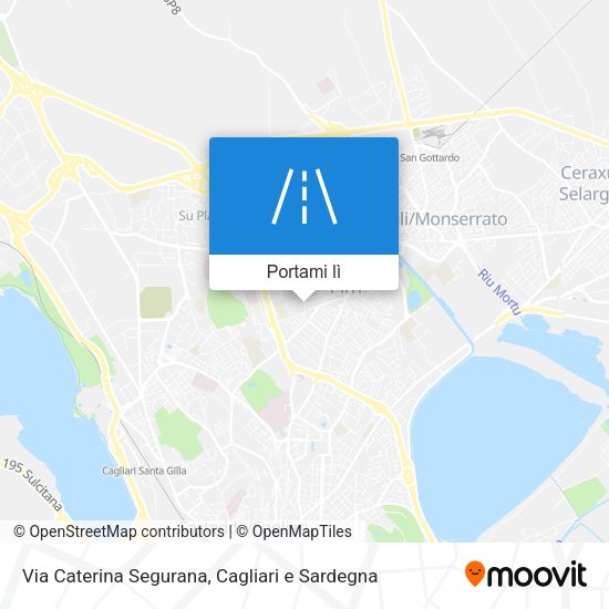 Mappa Via Caterina Segurana