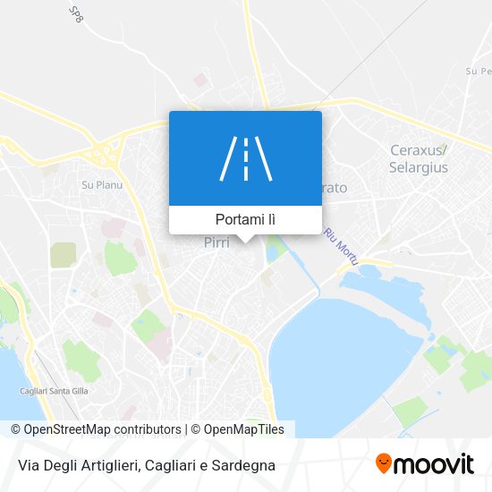 Mappa Via Degli Artiglieri