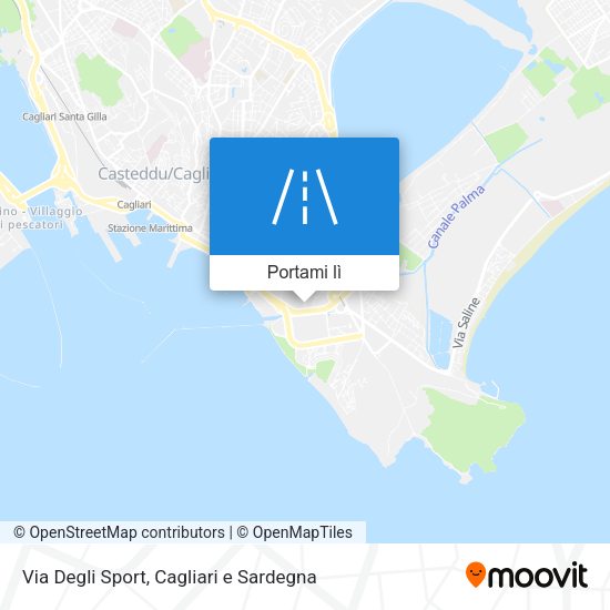 Mappa Via Degli Sport